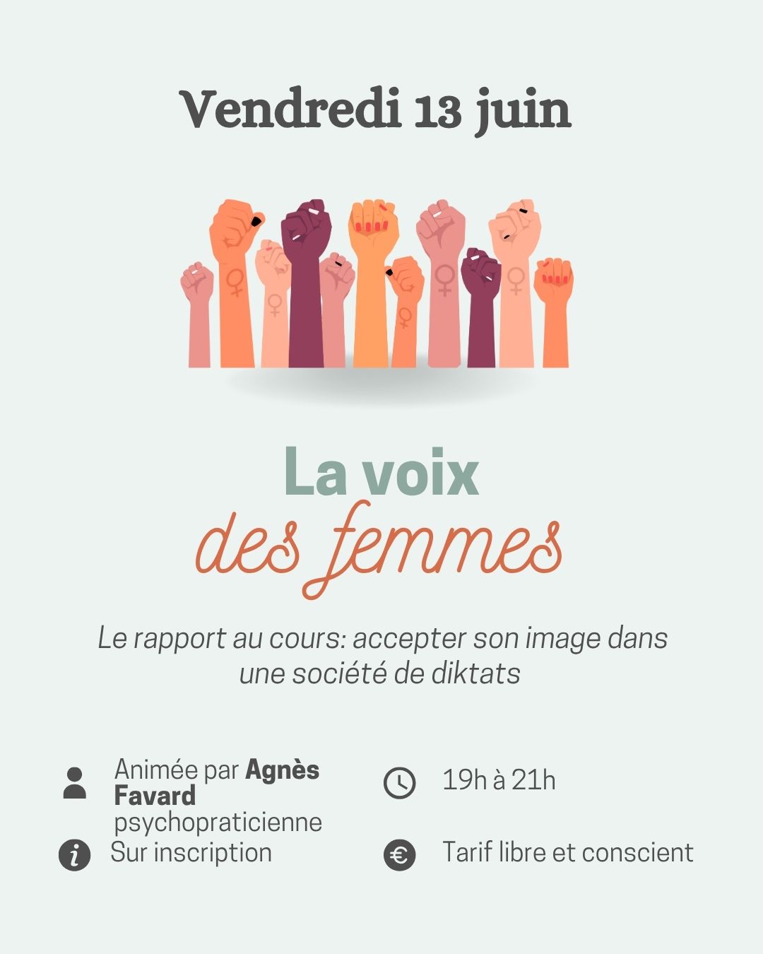 La Voix des Femmes – Le rapport au corps : accepter son image