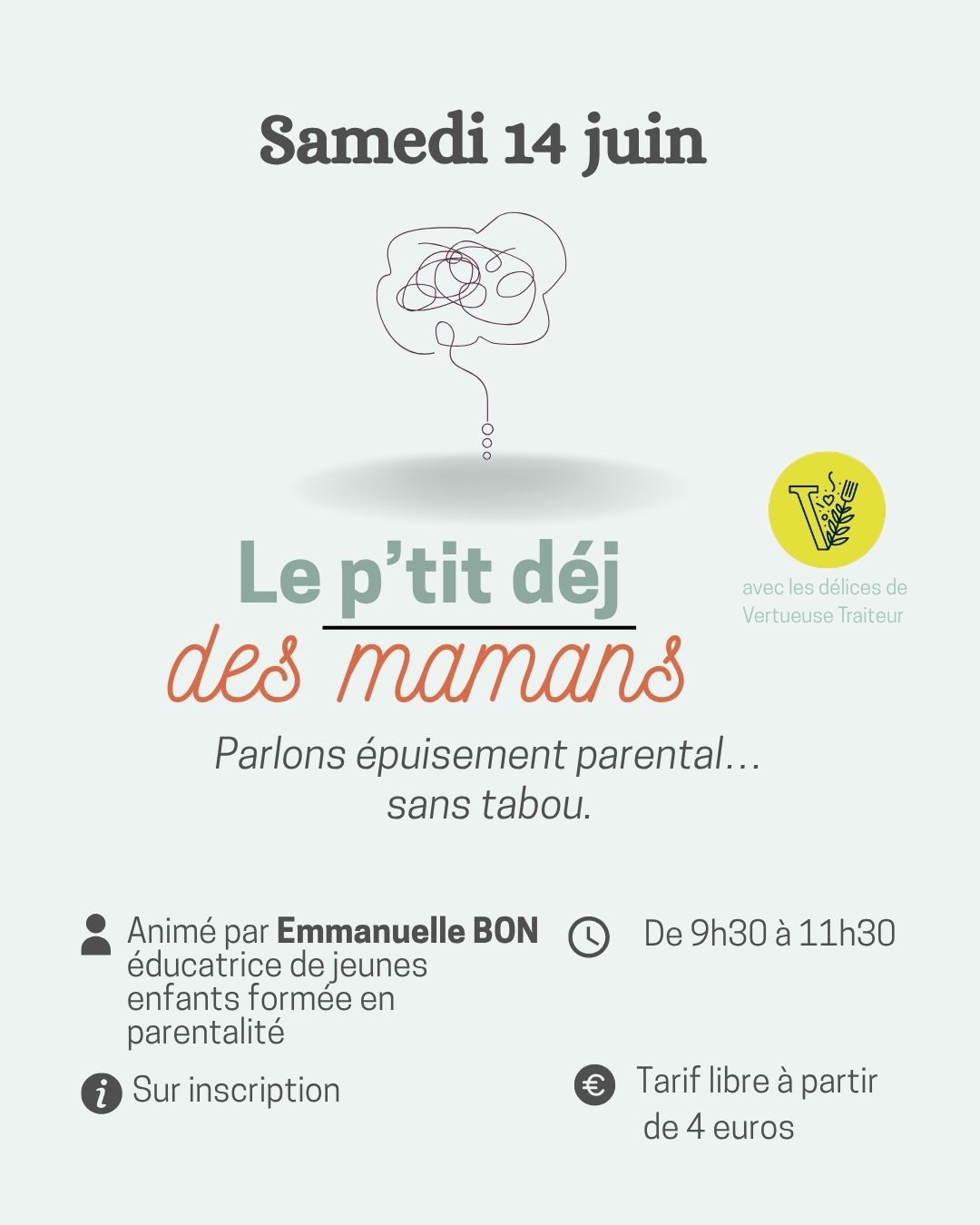 P’tit dej des mamans – Parlons épuisement parental