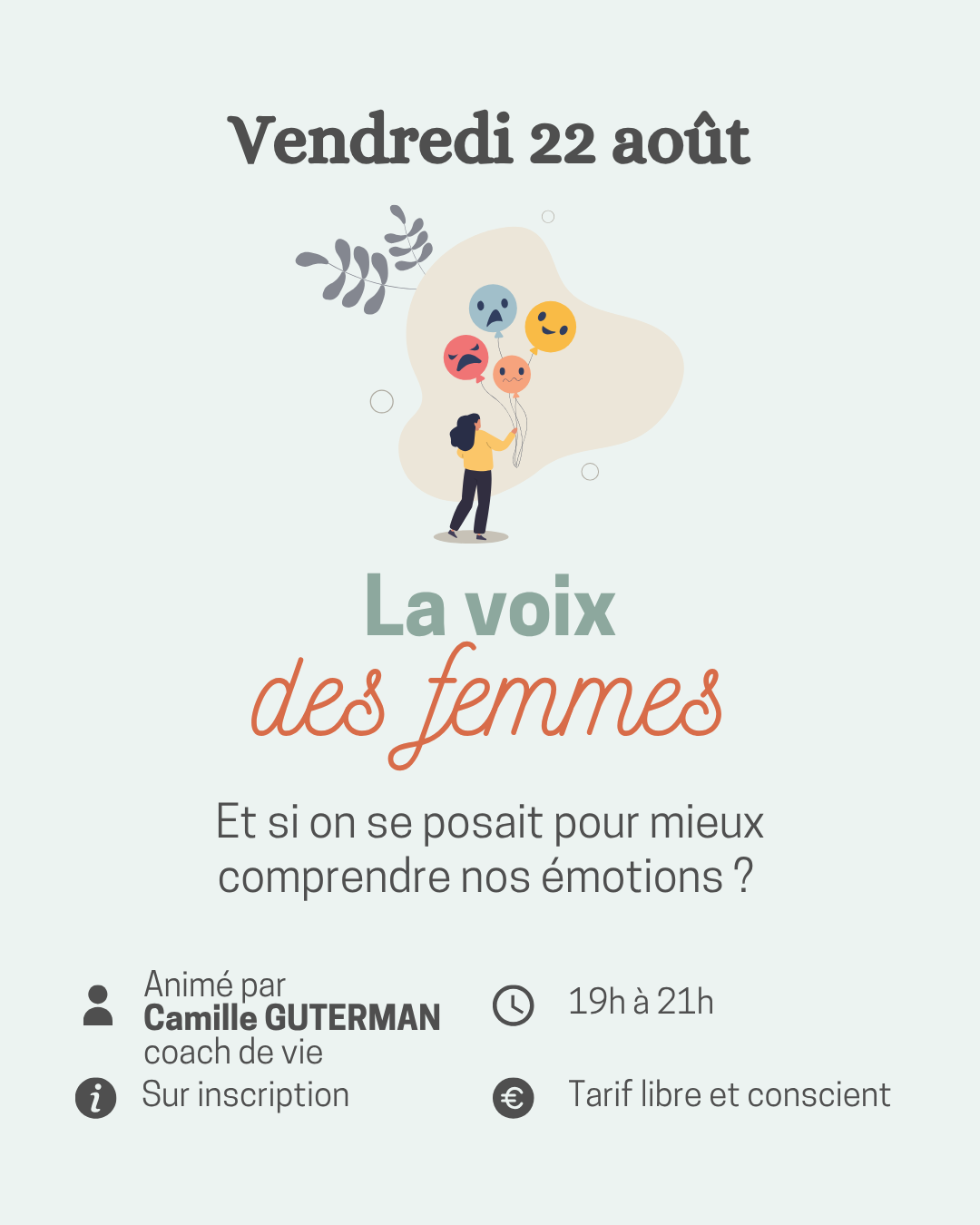 La Voix des femmes – et si on essayait de mieux comprendre nos émotions ?