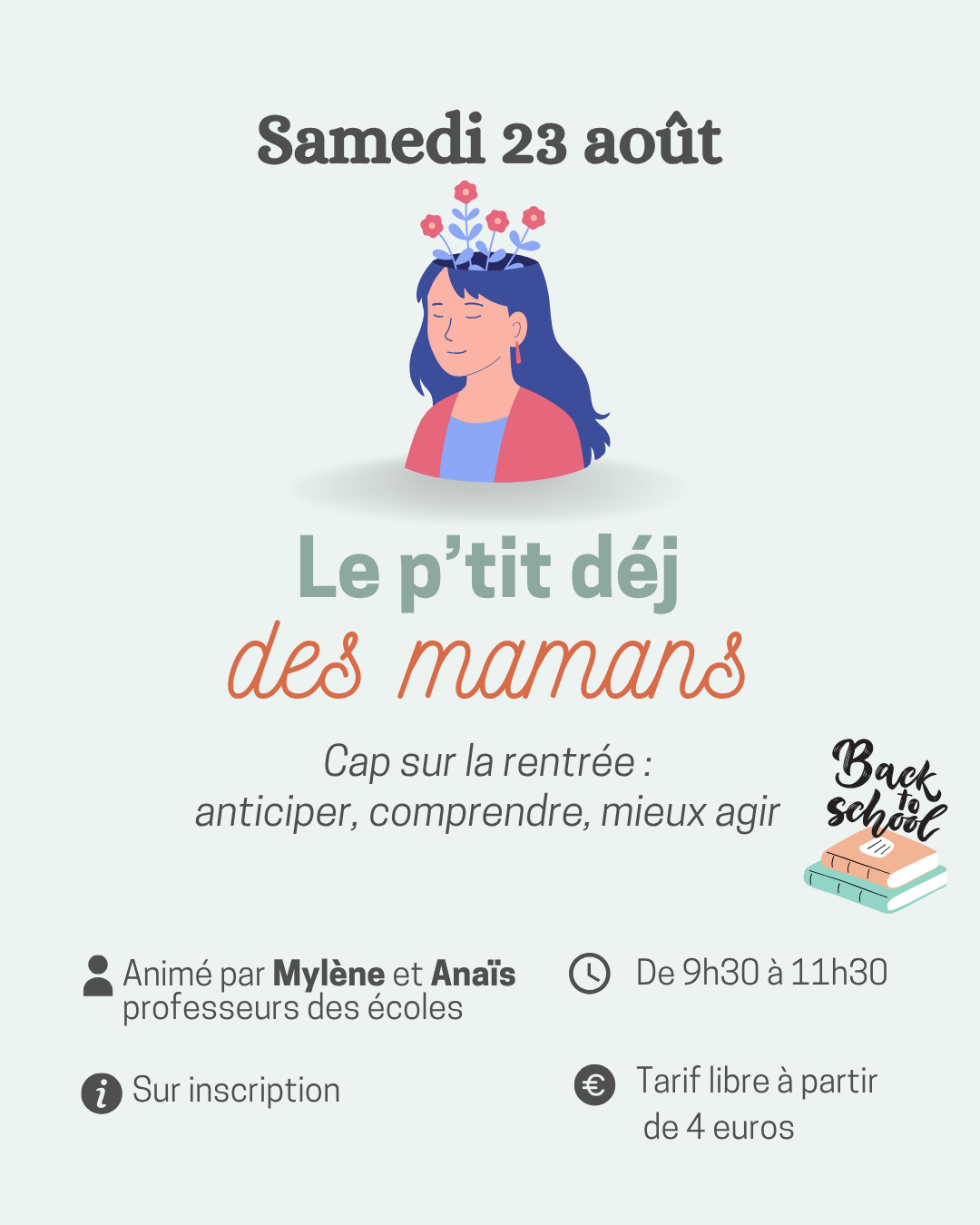 P’tit dej des mamans – Cap sur la rentrée : anticiper, comprendre, mieux agir