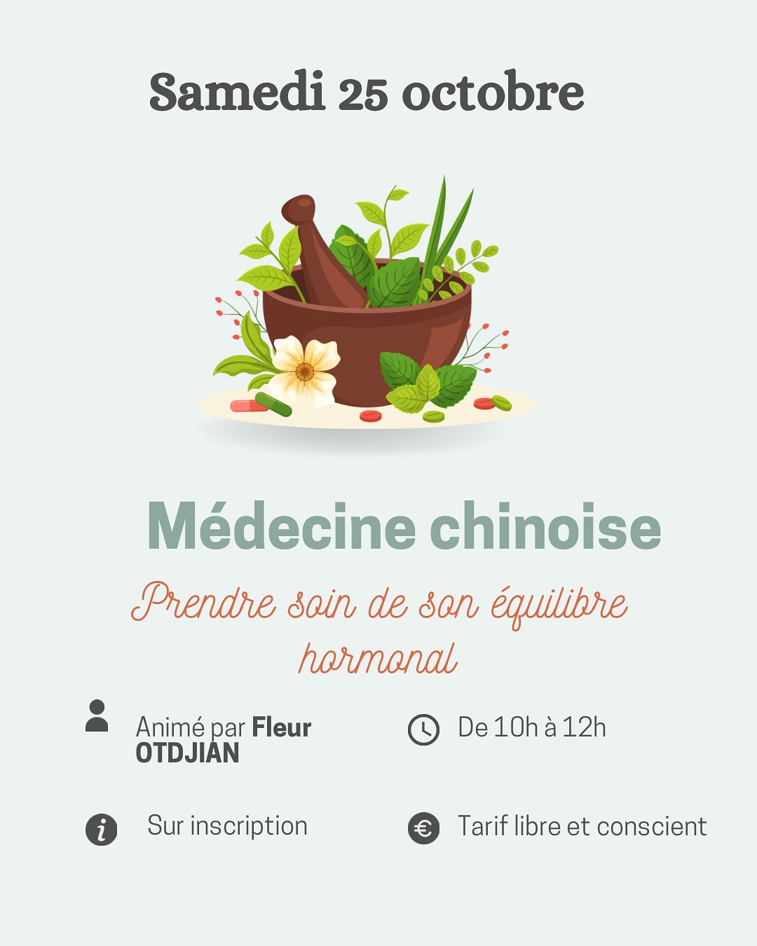 Atelier Médecine Chinoise